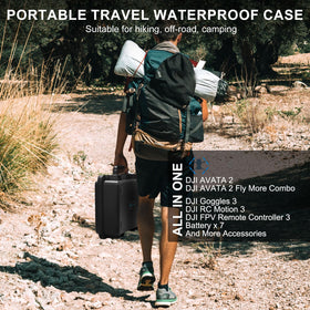 Lekufee FPV Remote Controller 3 case guards controls in rugged conditions.