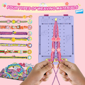 LELESUN rainbow-loops for colorful, textured knits