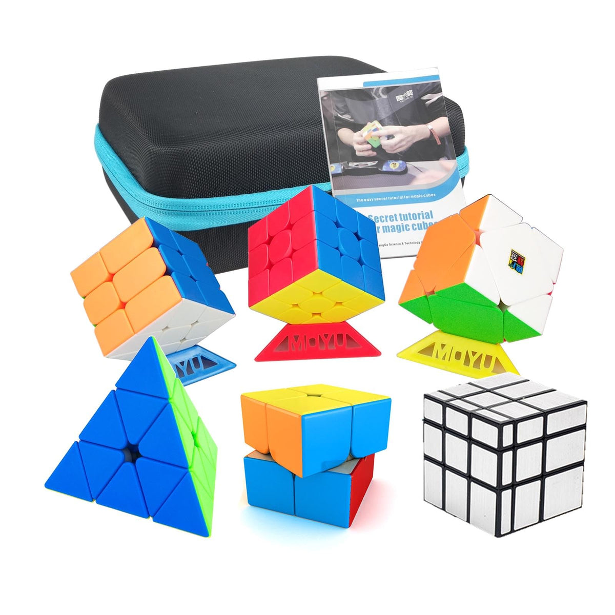 Lelongma 2x2x2 speed cube ready for quick solves and portability.