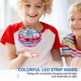 LEMATRIX Flying Orb Ball Toy USB charging keeps play sessions ready.