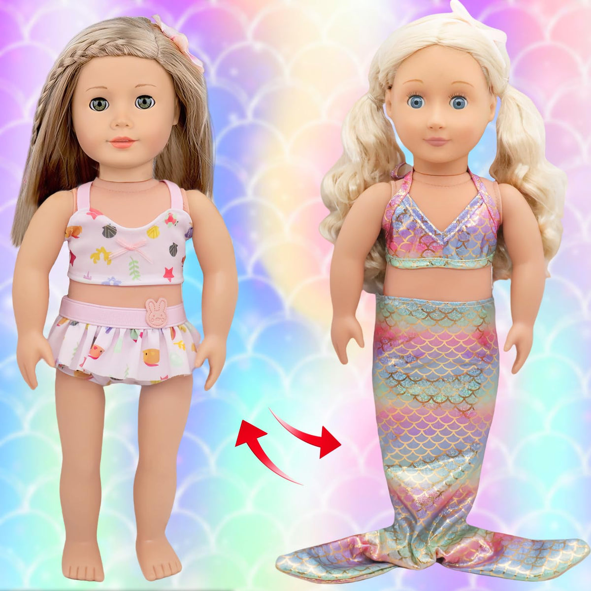Lembani 18-inch doll swimming ring adds fun flotation for pool scenes.