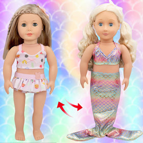 Lembani 18-inch doll swimming ring adds fun flotation for pool scenes.