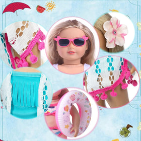 Lembani 18-inch doll headwear to complete outfits