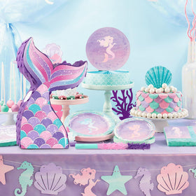 Lemicin Mermaid Tail Pinata with durable cardboard construction for reliable play.