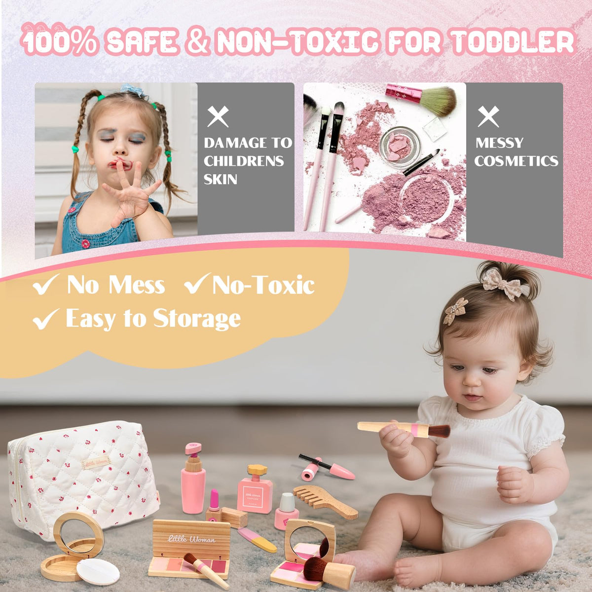 Lemofix nail polish and nail file enable safe, creative grooming play