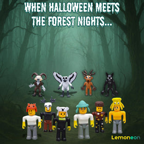 Lemoneon 99 Nights in the Forest Wolf figure for dynamic tabletop display