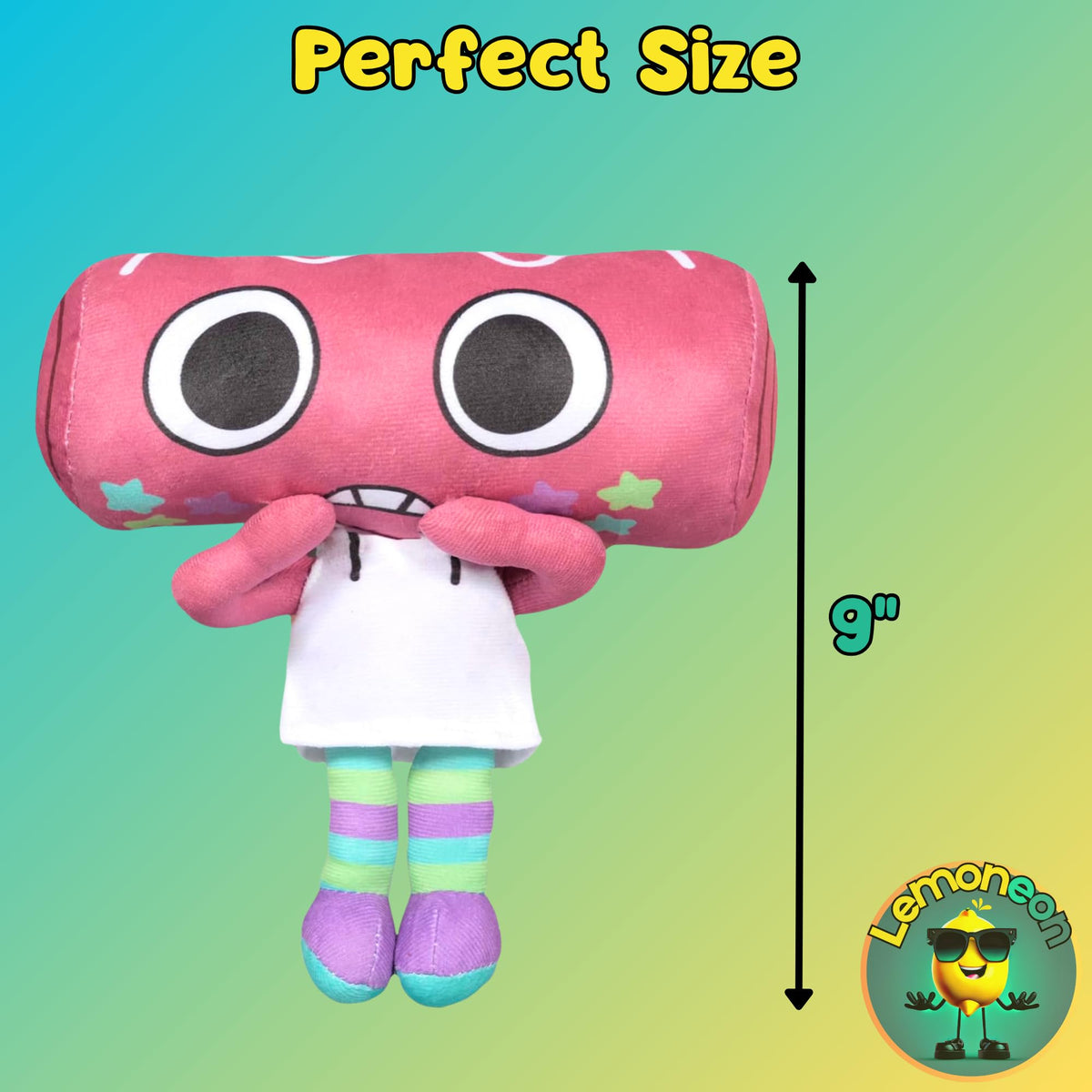 Lemoneon Cosmo plush, realistic design for fan-inspired decor.