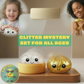 Lemoneon glitter dumpling gift set offers thoughtful Easter or stocking surprises.