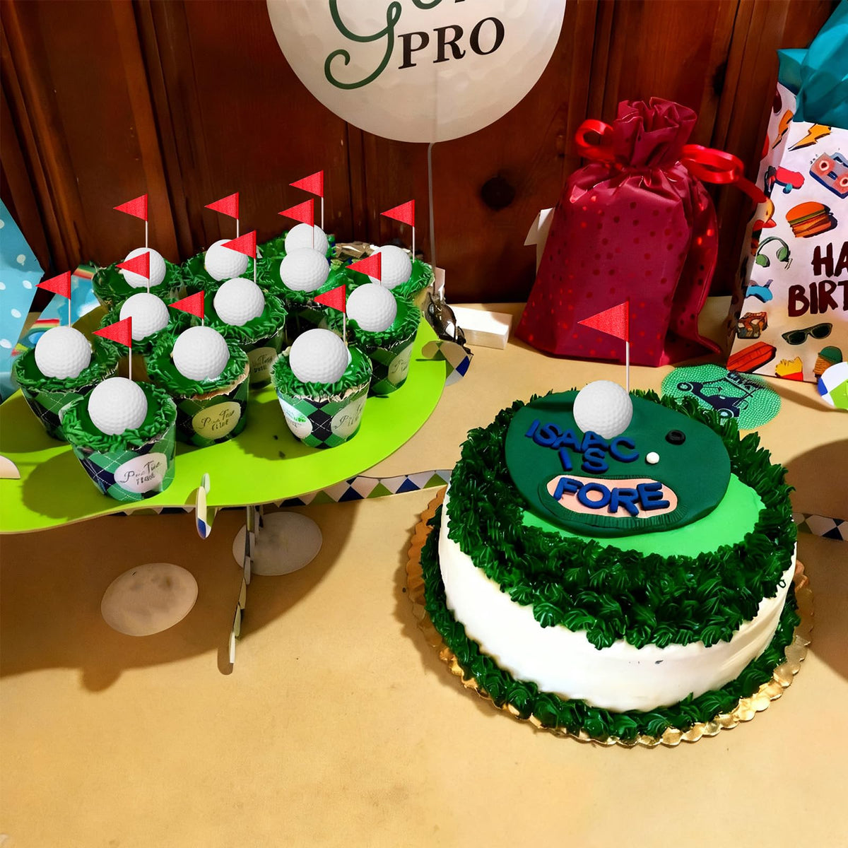 LemonRoad miniature golf balls detail adds realism to dessert decor
