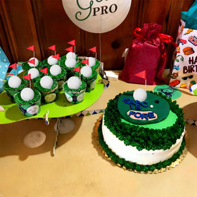 LemonRoad miniature golf balls detail adds realism to dessert decor
