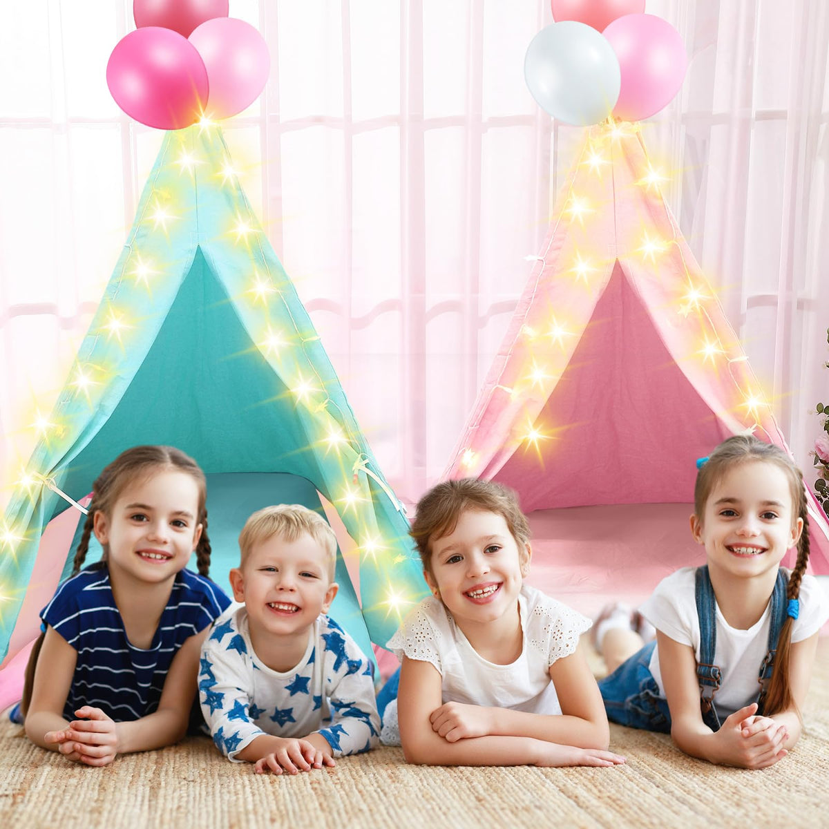 Lemosae balloon kit with 50 colorful balloons for festive party ambiance