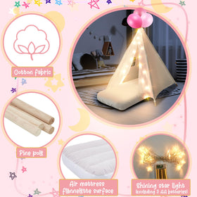 Lemosae inflatable mattress for quick, comfy sleepovers