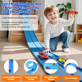 Lemostaar gift-ready race track inspires screen-free fun on birthdays.