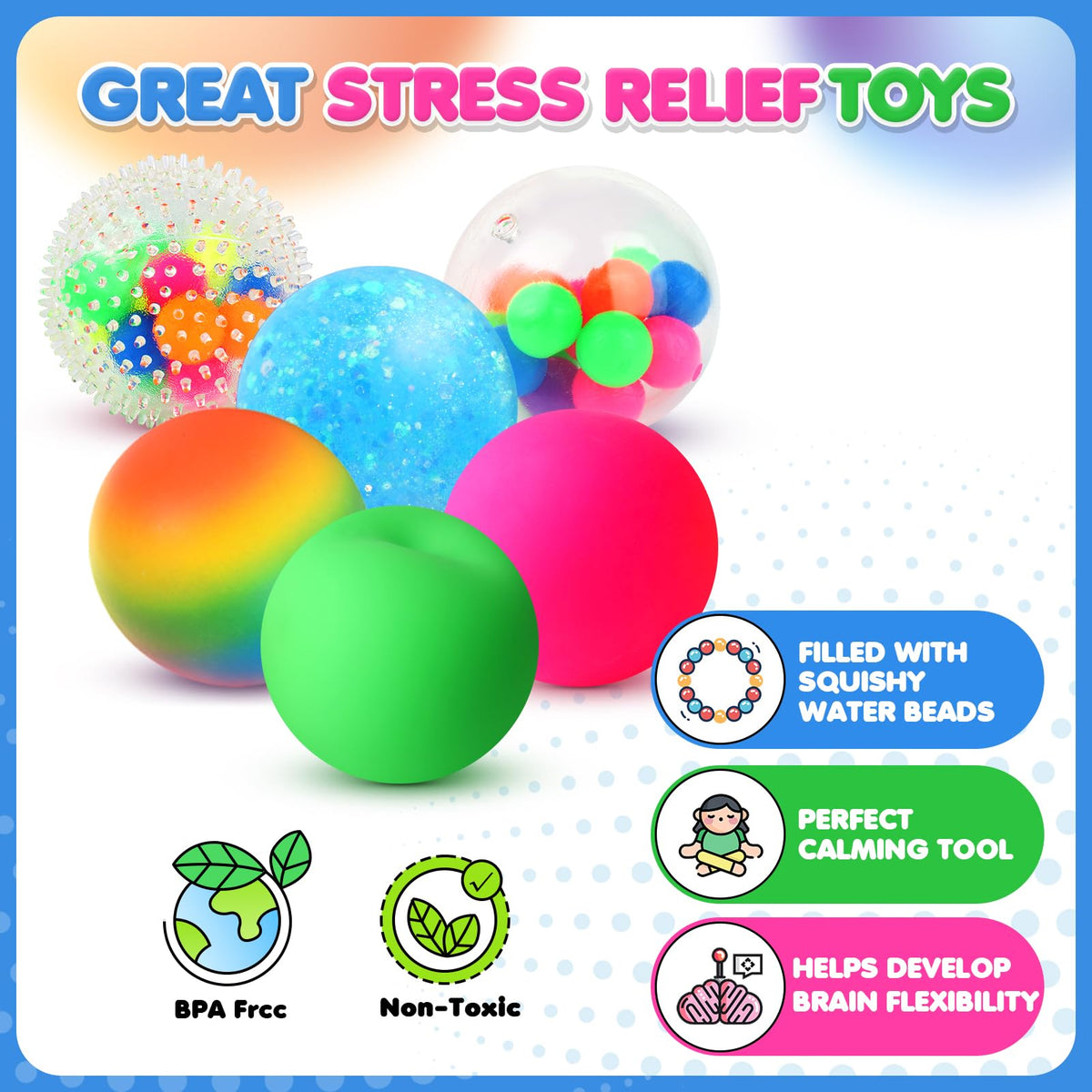 Lemostaar kids and adults fidget play set for sensory fun