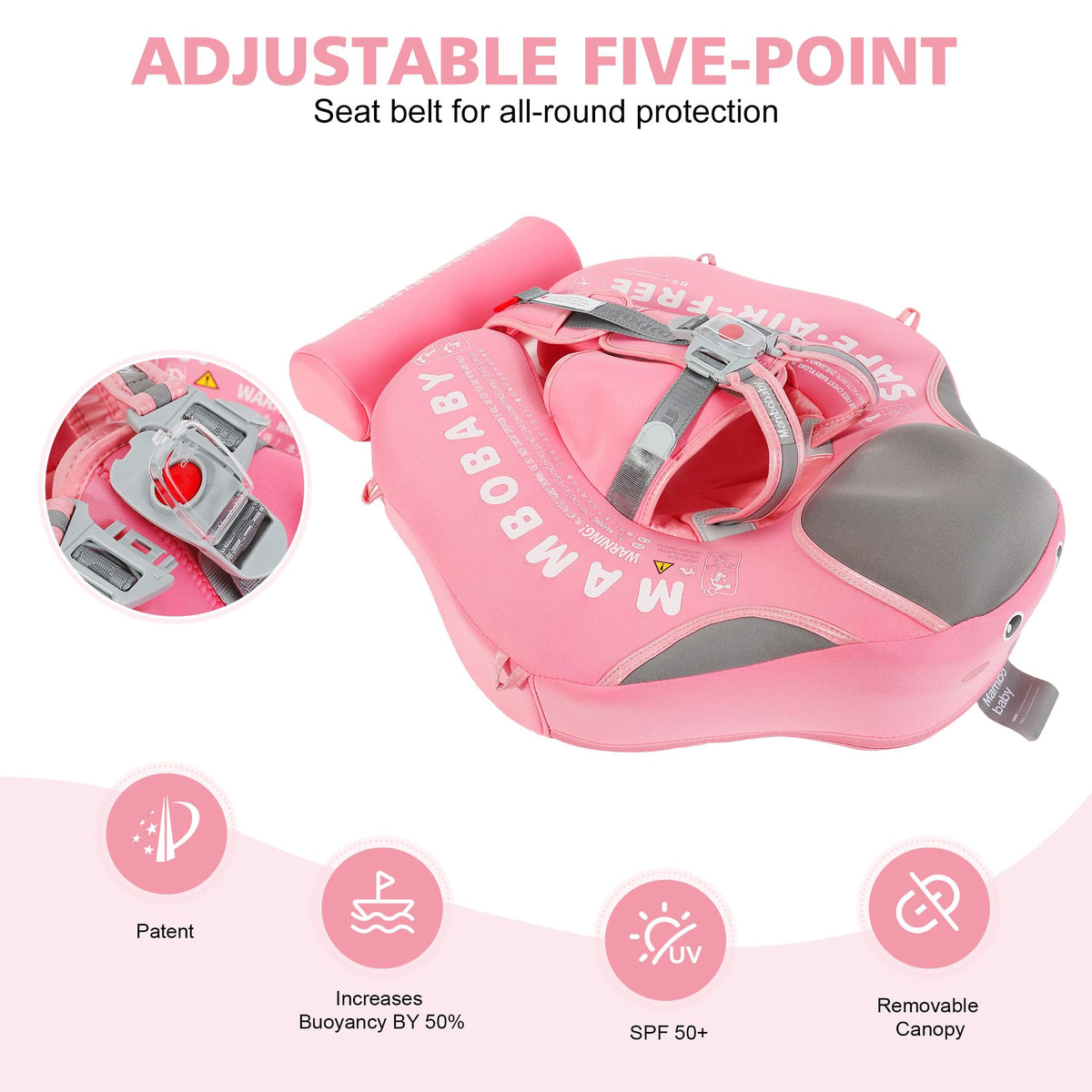 Lemrok Mambobaby non-inflatable core avoids leaks and pumping