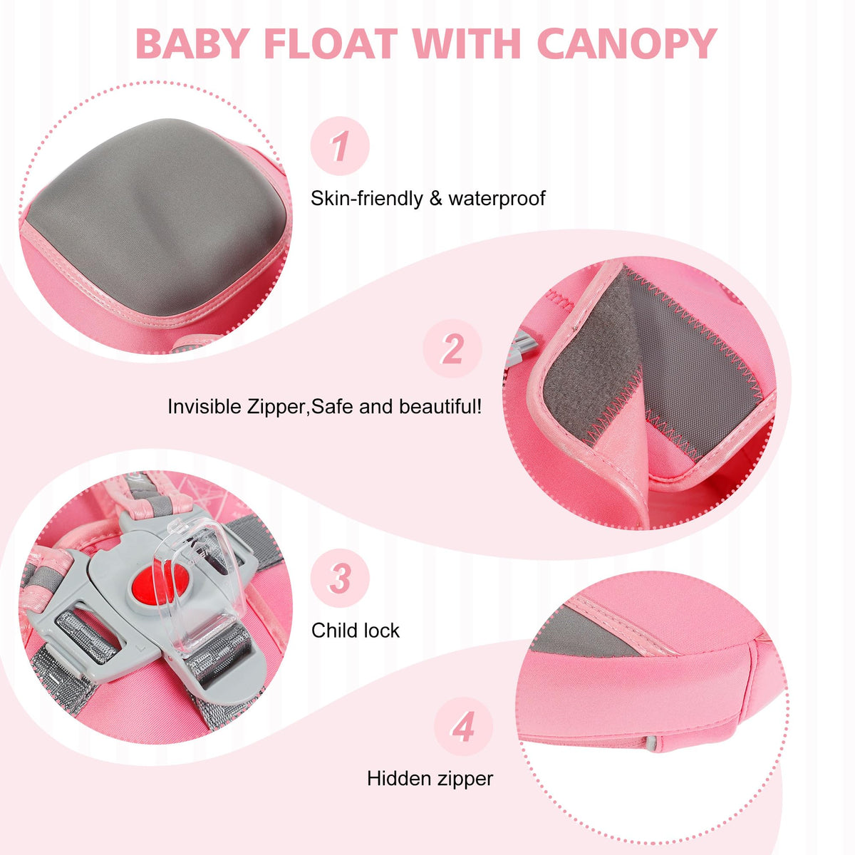 Lemrok Mambobaby UPF 50 sun canopy adjustable for sun tracking