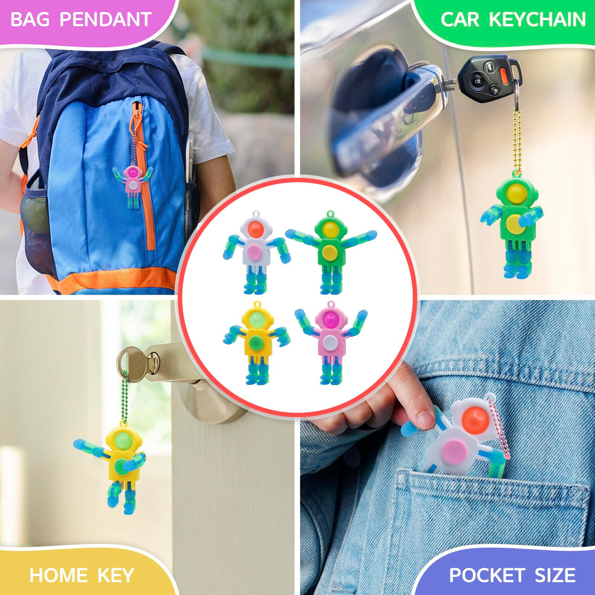 LENDOD sensory toy helps kids aged 4-8 channel energy with tactile play.