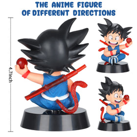 1.4-inch crystal stars dragon balls enhance detailing and display flair.