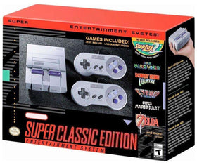 Lenpos SNES Mini front view shows a compact retro console for easy living room setup