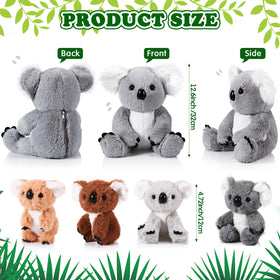 Lenwen baby koala plush in varied poses for playful storytelling.