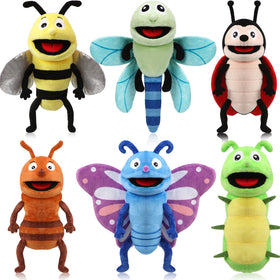 Lenwen bee puppet mouth detail for engaging storytelling and imaginative play