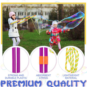 Lenwen bubble wands kit for summer outdoor play and party fun.