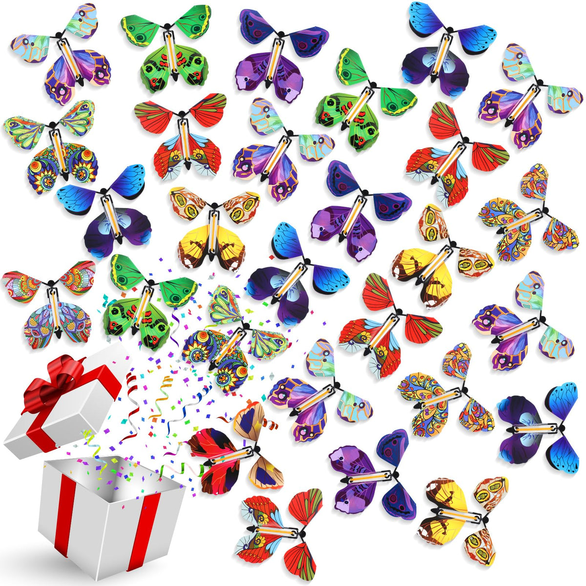 Lenwen flying butterfly escapes from a greeting card, delivering a delightful surprise.