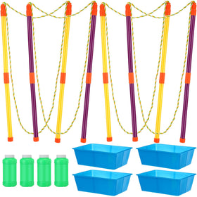 Lenwen giant bubble wand kit set for shared outdoor fun.