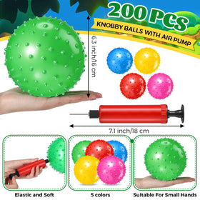 Close-up of Lenwen ball textured surface, stimulating touch during play.