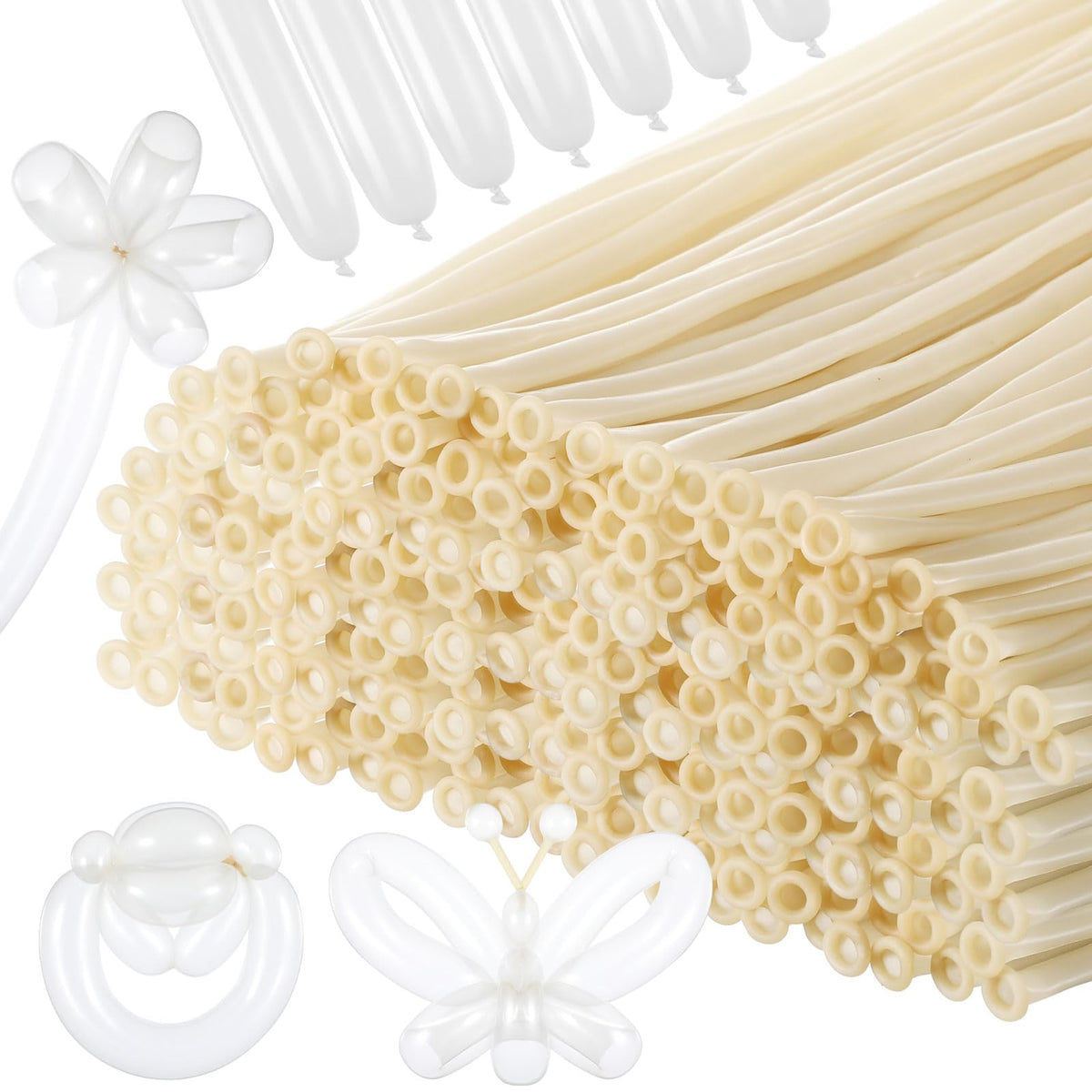 Lenwen long balloons clear twists for 12-inch decor and arches at parties