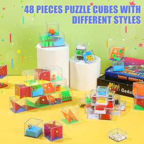 Lenwen maze puzzle materials metal and plastic for durability.