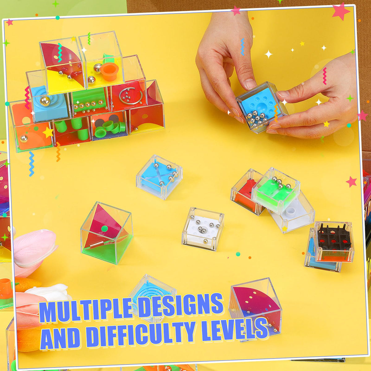 Lenwen mini puzzle boxes compact size for easy transport and desk games.