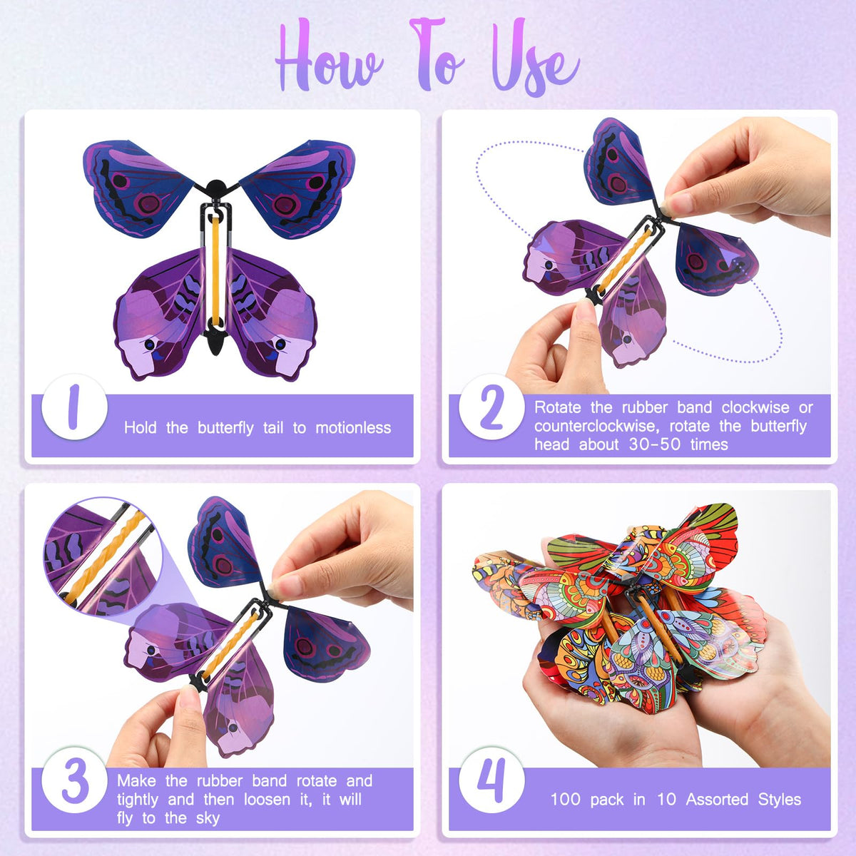 Lenwen paper butterflies decorate books and cards with lively charm.
