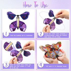Lenwen paper butterflies decorate books and cards with lively charm.