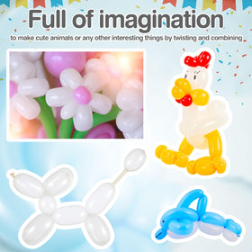 Lenwen party balloons clear 12-inch bulk for celebrations and visual impact