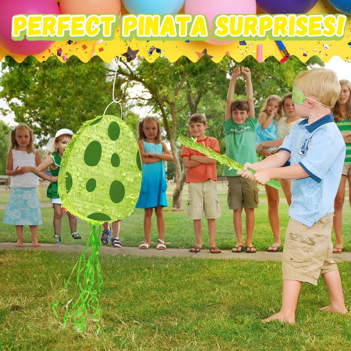Lenwen pinata sticker included, a fun finishing touch for decorations and labeling.
