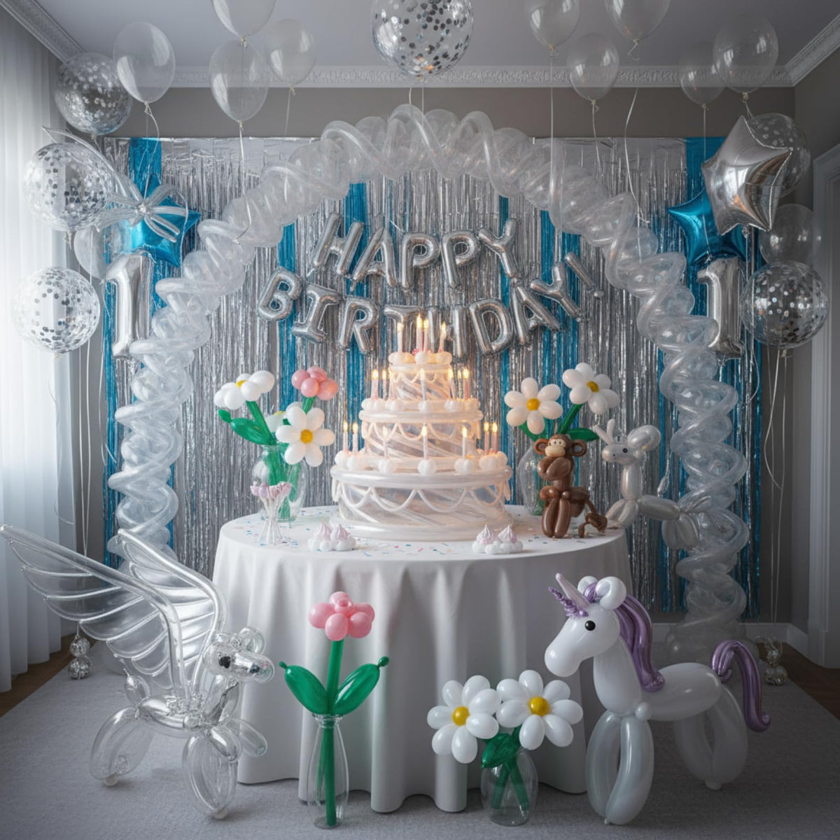 Lenwen professional balloon artセット clear 1000-piece value for large events
