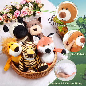 Lenwen safari giraffe plush, bright decor and kid-friendly companions
