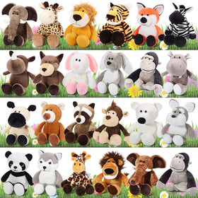 Lenwen safari lion plush for imaginative play and party favors