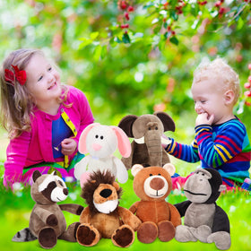Lenwen safari panda plush, cozy cuddle buddy for playtime and gifts