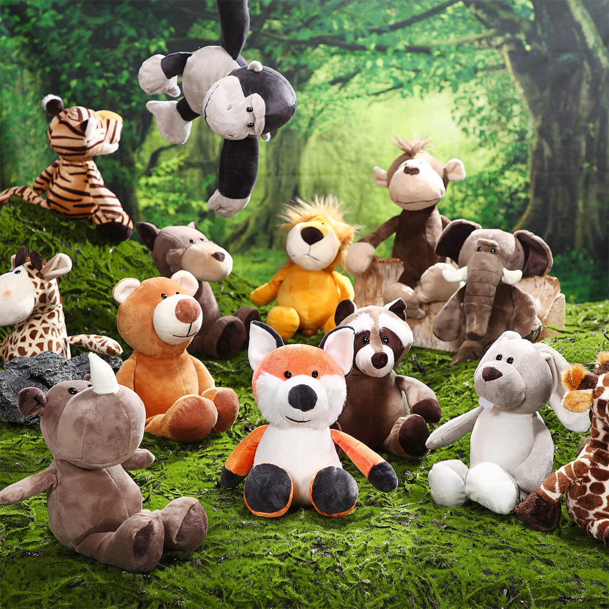 Lenwen safari zebra plush, ideal for animal-themed rooms and rewards