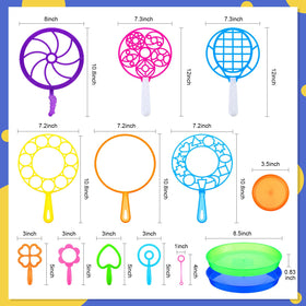 Lenwen small bubble wands four-pack for versatile bubble sizes and quick setups.