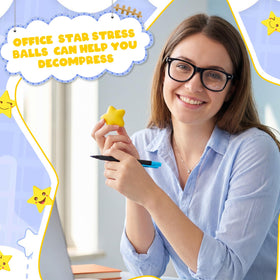 Lenwen stress ball: 2-inch foam, safe and soft for hands