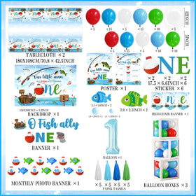 Lenyunge Fish Balloon fits the Gone Fishing theme with whimsy