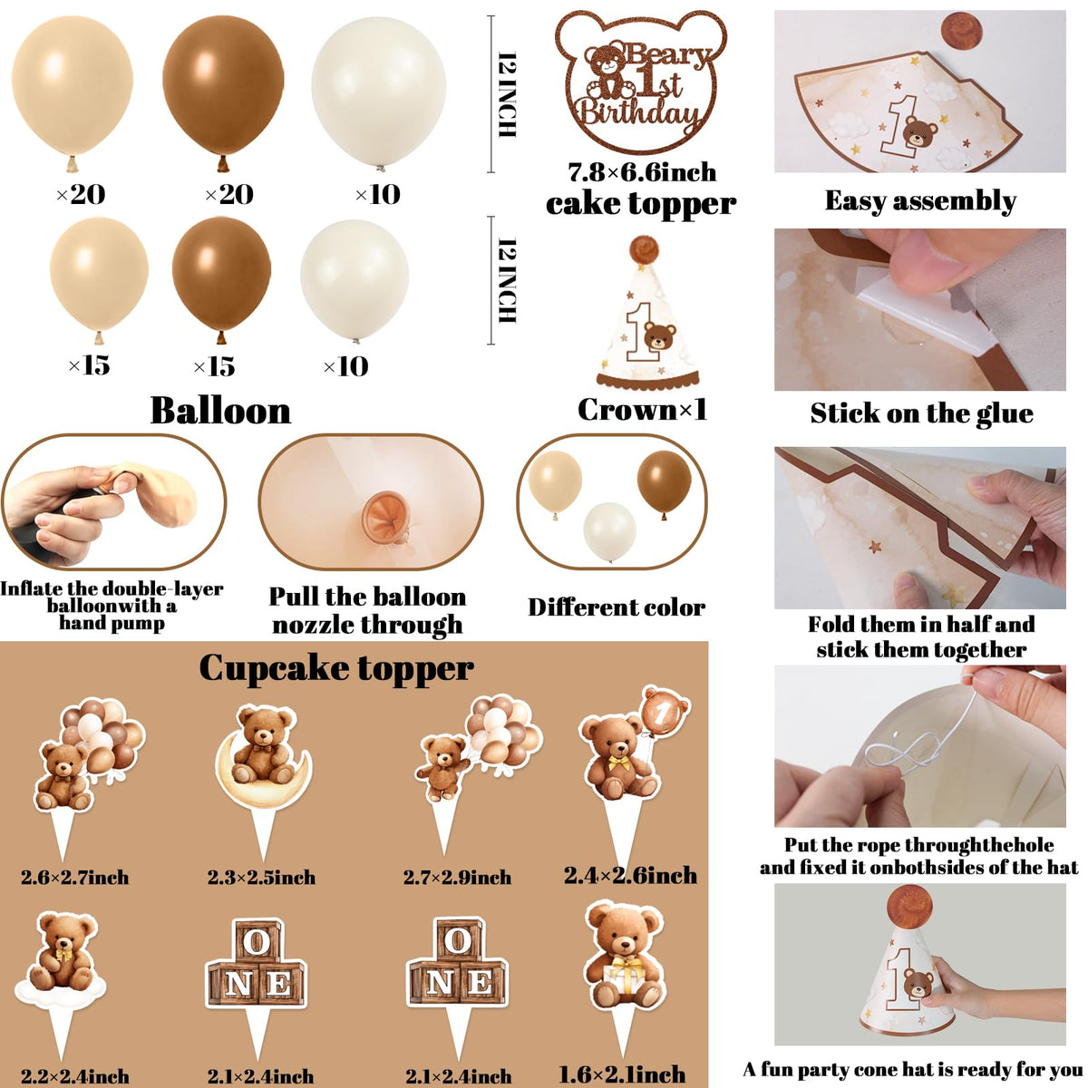 Lenyunge number 1 foil balloon marks the milestone with shine.