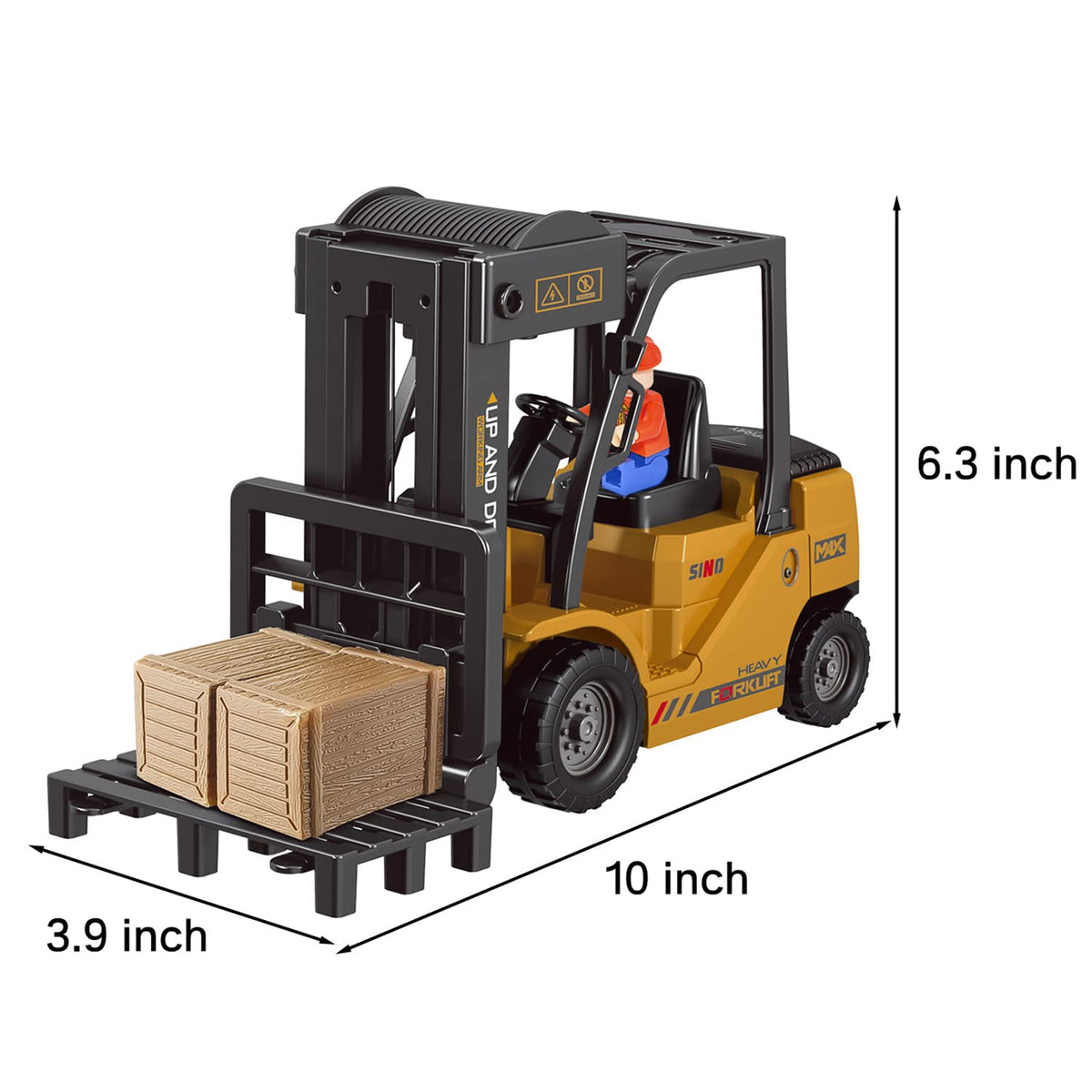 Leopmase RC forklift boxed and ready for gifting