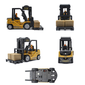 Leopmase RC forklift with sounds and lights for immersive pretend tasks