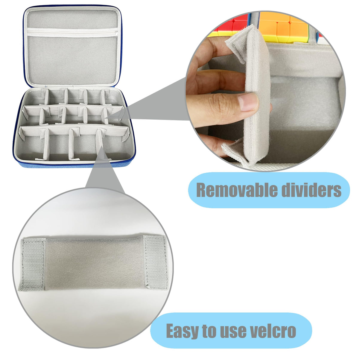 LeoTube crush-resistant EVA material protects cubes from bumps.