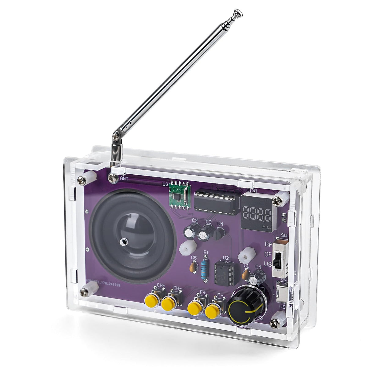 LEPANDA radio kit assembly for hands-on STEM practice.