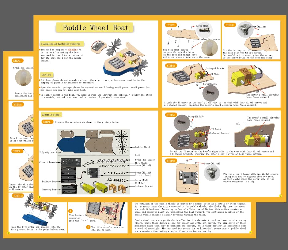LEPANDA RC Boat compact wooden-build design for quick setup.